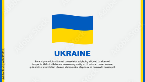 Free Download Ukraine Flag Abstract Background Design Template. Ukraine Independence Day Banner Social Media Vector Illustration. Ukraine Cartoon - GFXLoad