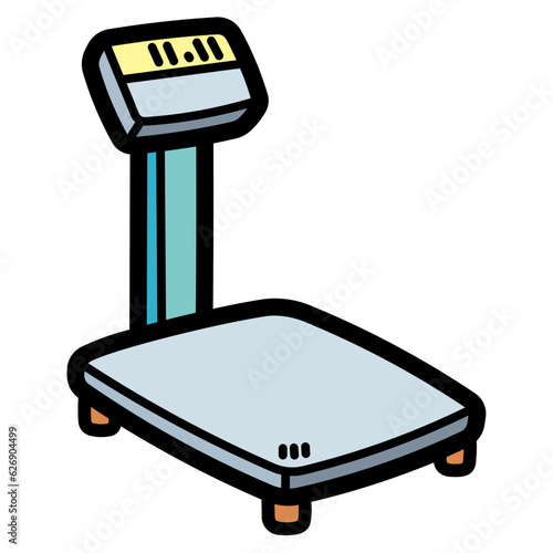 weight filled outline icon style
