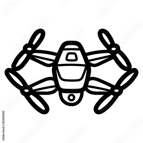 drone line icon style