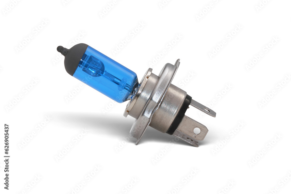 headlight bulb blue (clipping path) headlight bulb blue (clipping path)