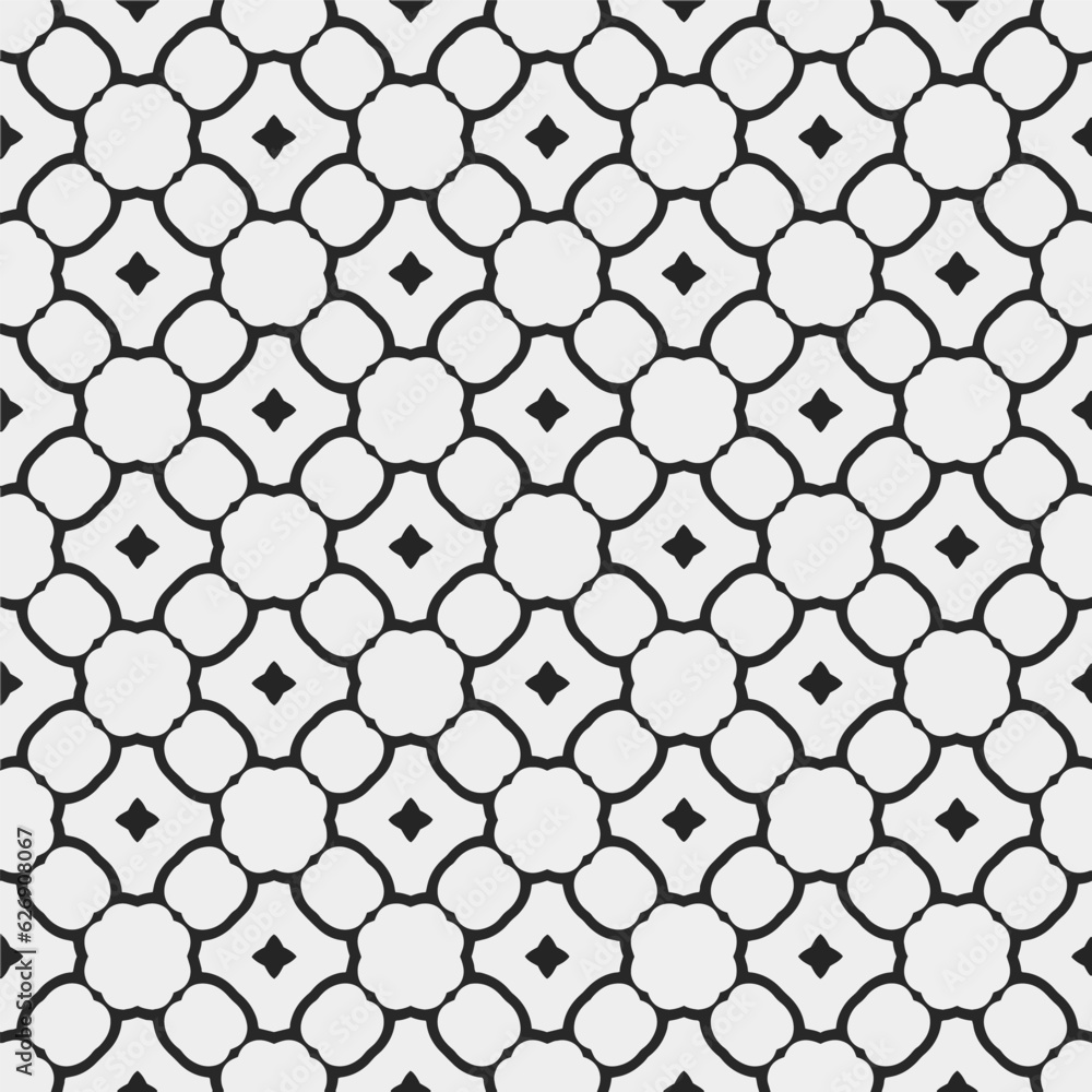 Naklejka premium Simple texture. Black and white color. seamless repeating pattern. Minimalistic background. Monochrome art.
