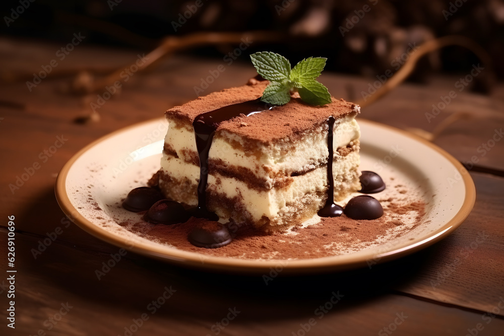 Tempting Tiramisu Delight - Generative AI Tempting Tiramisu Delight - Generative AI