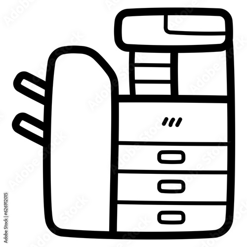 copier line icon style