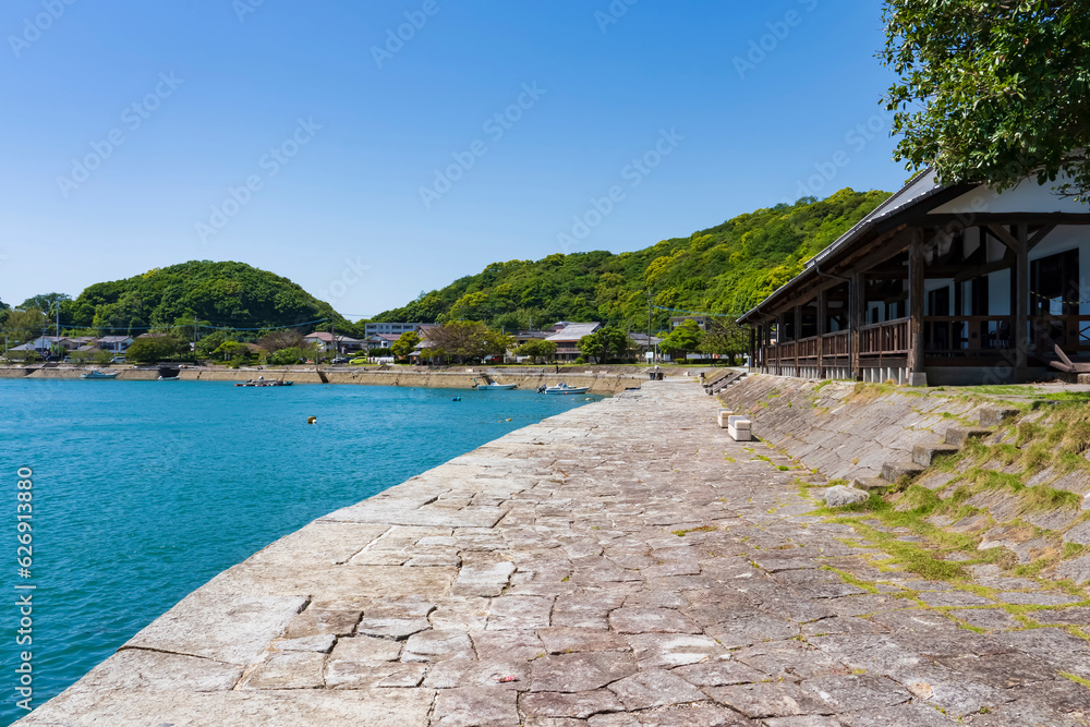 Fototapeta premium 【熊本県】明治日本の産業革命遺産 三角西港の石積み埠頭
