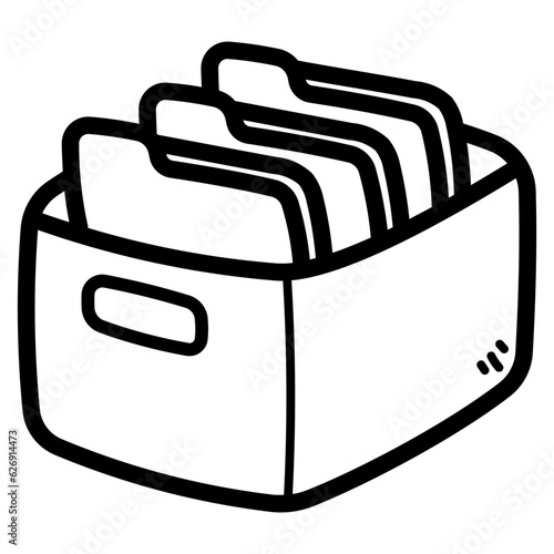 archive line icon style