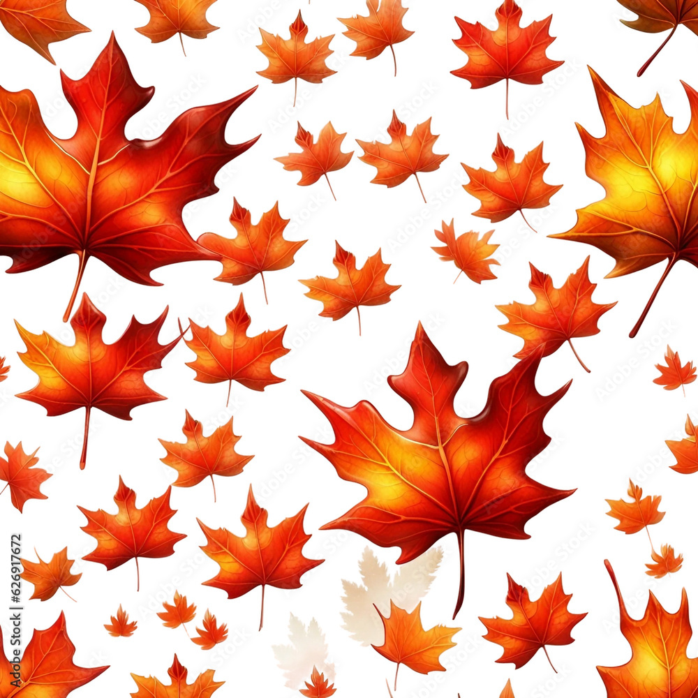 Maple leaves. Maple leaves.