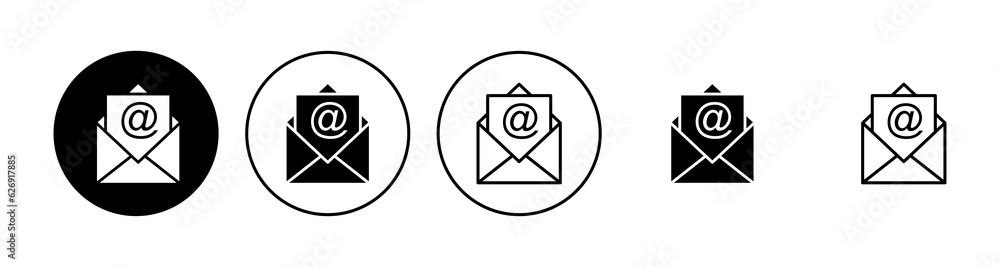Mail icon set. email icon vector. E-mail icon. Envelope illustration Mail icon set. email icon vector. E-mail icon. Envelope illustration