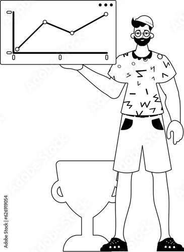 The derision holds a graph of offspring with positivist moral ability . built-in injustice and lacuna analogue manner. Trendy style, Vector Illustration