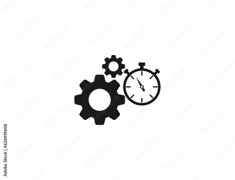 Efficiency, business, management icon. Vector illustration. Efficiency, business, management icon. Vector illustration.