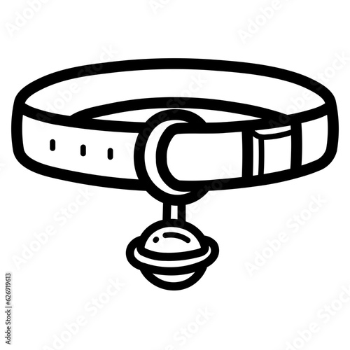 collar line icon style