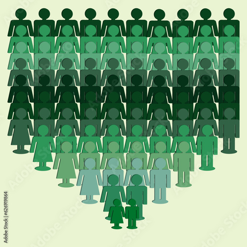 
Picture of green men for psychotherapy Systemic Family Constellations, is a therapeutic method which draws on elements of family systems therapy