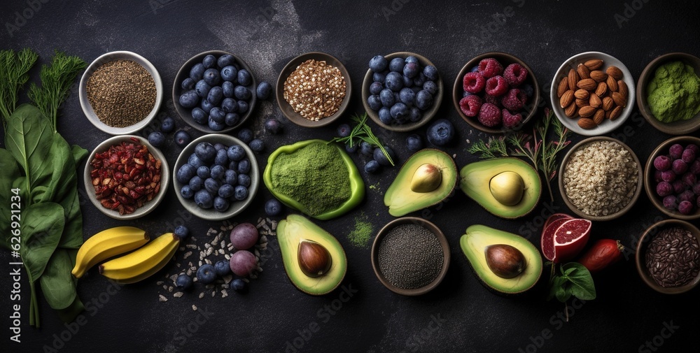 A variety of health and fitness foods to help you maintain a healthy lifestyle