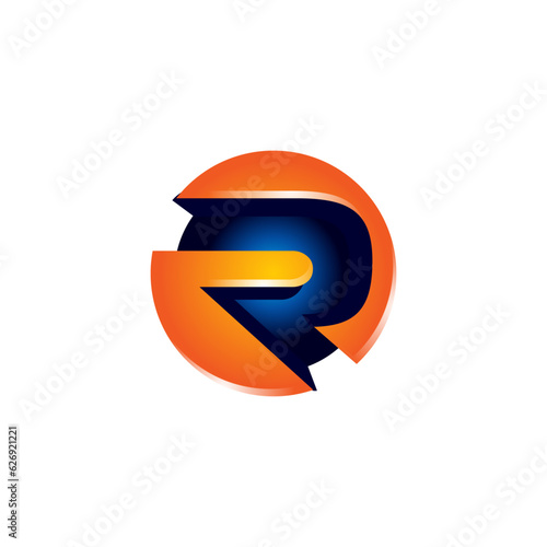 Free Download 3d r logo - GFXLoad