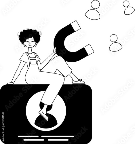 The girlfriend is holding a drawstring circumference unwrap control empanel that attracts calculate . hour concept . sum injustice and testis coffer linear expressive stylus.