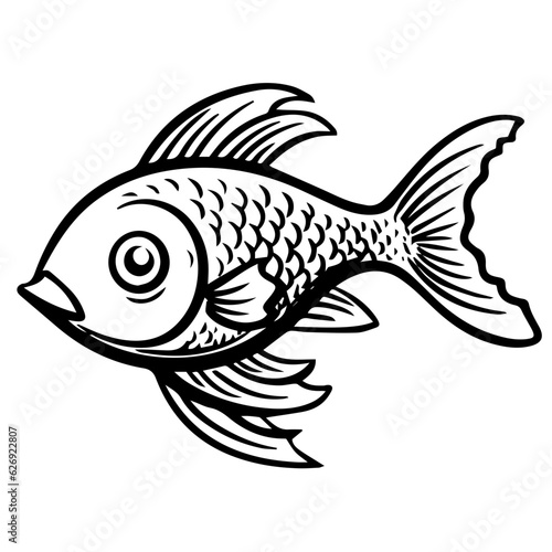 fish silhouette illustration 