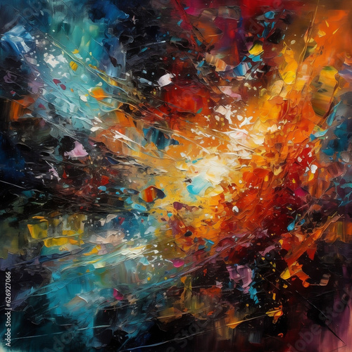 Abstract painting  illustration 