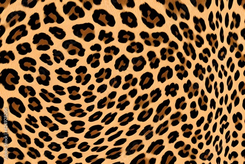 Leopard Skin Texture Background, Leopard Skin, Leopard Skin Pattern, AI Generative