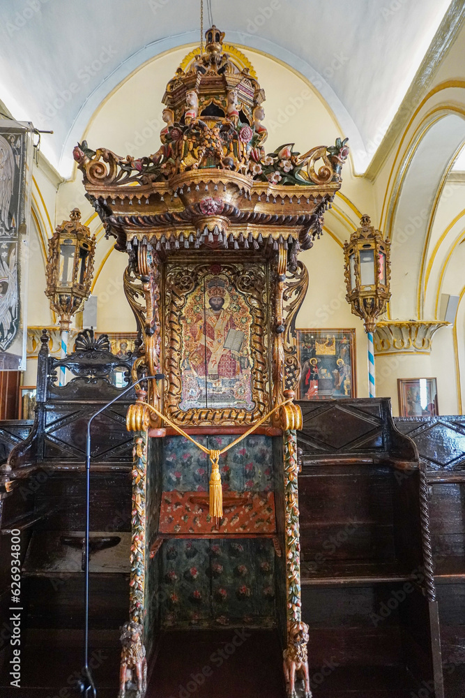 Obraz premium Scenic View of Mykonos, Greece