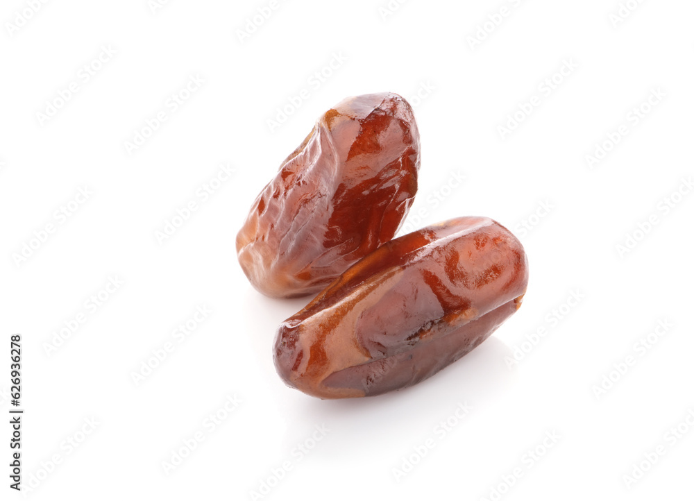 Dates isolated on white background Dates isolated on white background