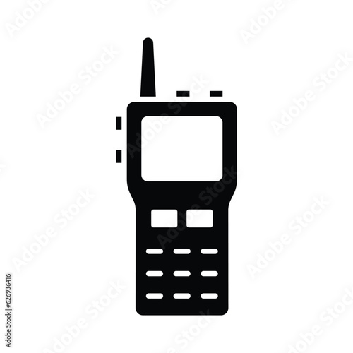 walkie talkie icon vector design template in white background