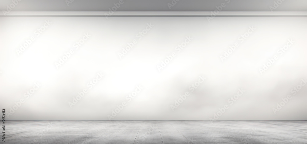 a light grey wall in an empty room
 - obrazy, fototapety, plakaty 