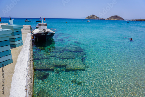 Scenic View of Mykonos, Greece photo