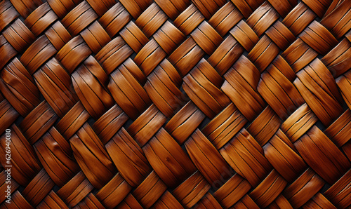 Seamless pattern  texture background  close-up of a variant of rattan weaving.