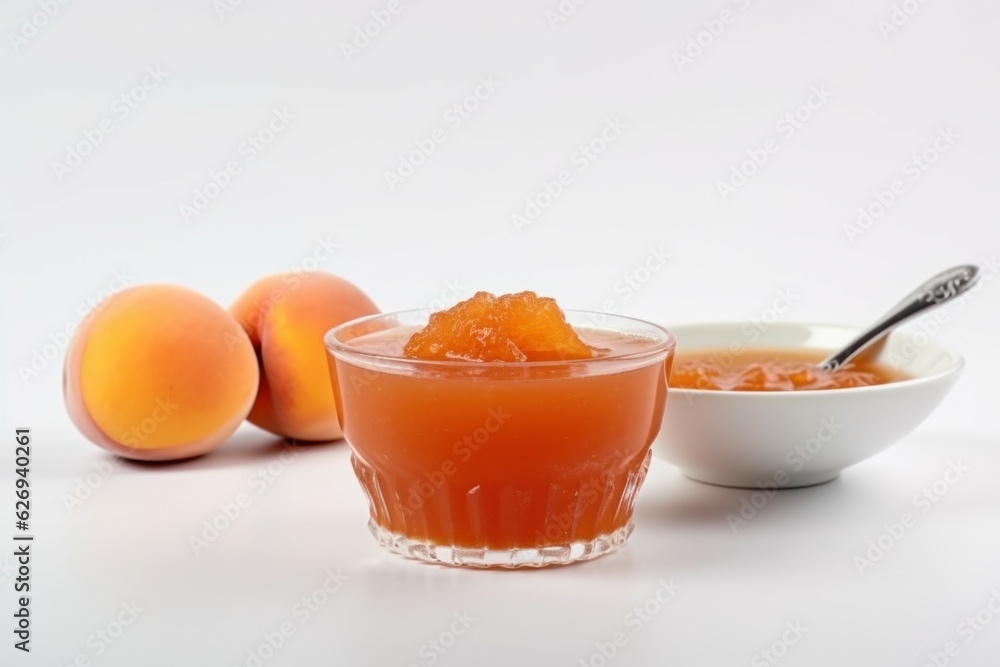Bowl peach jam. Generate ai Bowl peach jam. Generate ai