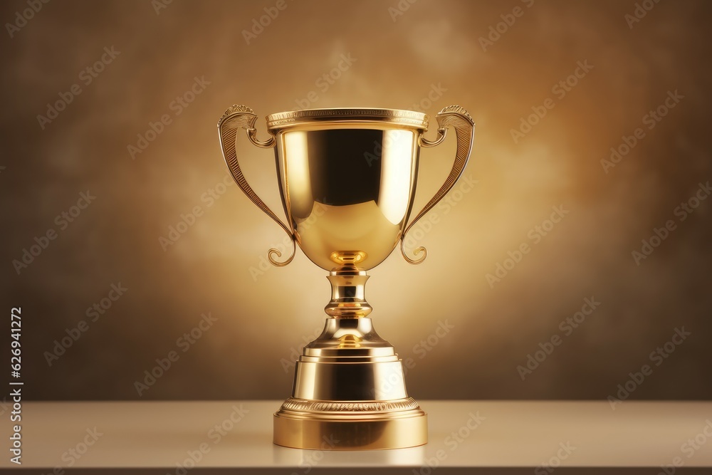 Champion golden trophy. Generate Ai Champion golden trophy. Generate Ai