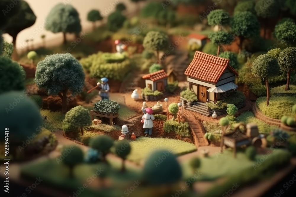 Clay world Chinese. Generate Ai Clay world Chinese. Generate Ai