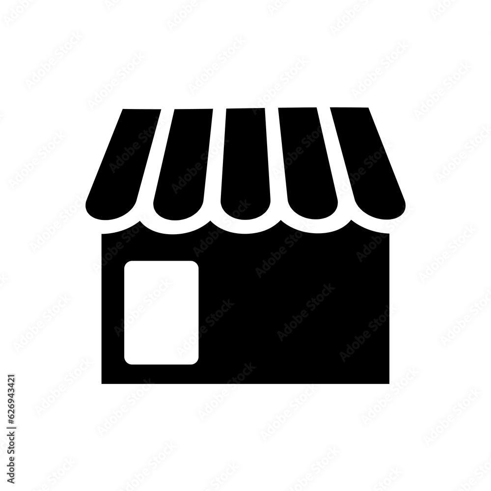 store icon flat simple illustration on white background..eps store icon flat simple illustration on white background..eps
