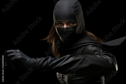 Female ninja. Generate Ai