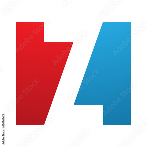 Free Download Red and Blue Rectangle Shaped Letter Z Icon - GFXLoad