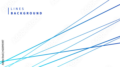 Abstract vector background. Blue gradient lines