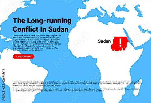 A military armed conflict is continuing in Sudan.
