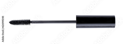 Canvastavla Black mascara brush isolated on transparent background