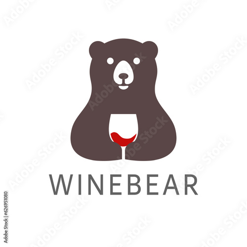 bear whine vector logo