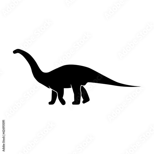 dinosaurs silhouette vector 