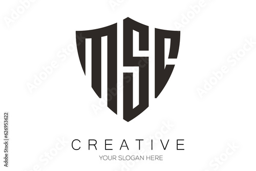 Letter Logo Design. MSC logo Design. Abstract letters logo monogram