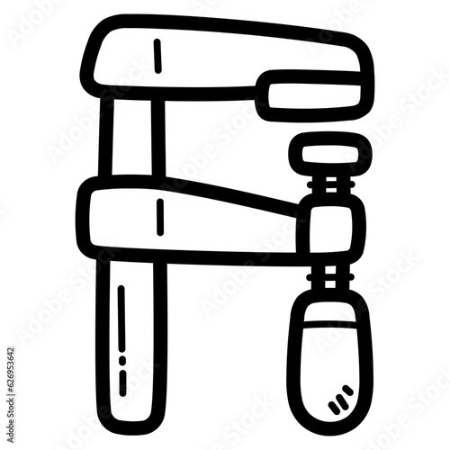clamp line icon style