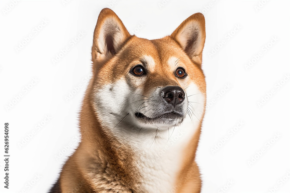 portrait of a Shiba Inu dog