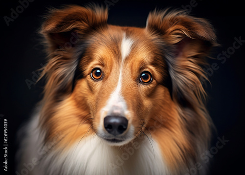 portrait of a Collie Dog  © GHArtwork