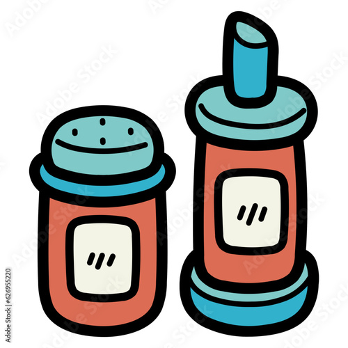 seasoning filled outline icon style