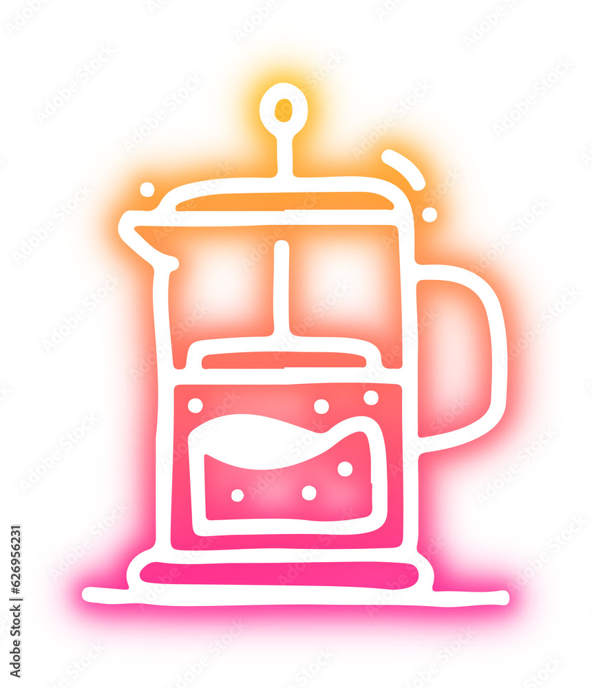 Collection of coffee neon Collection of coffee neon