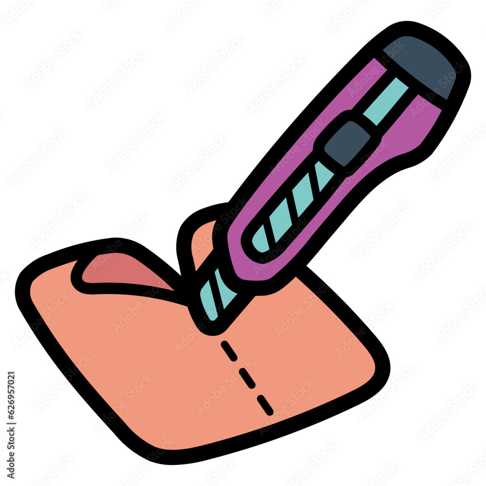cutter filled outline icon style cutter filled outline icon style