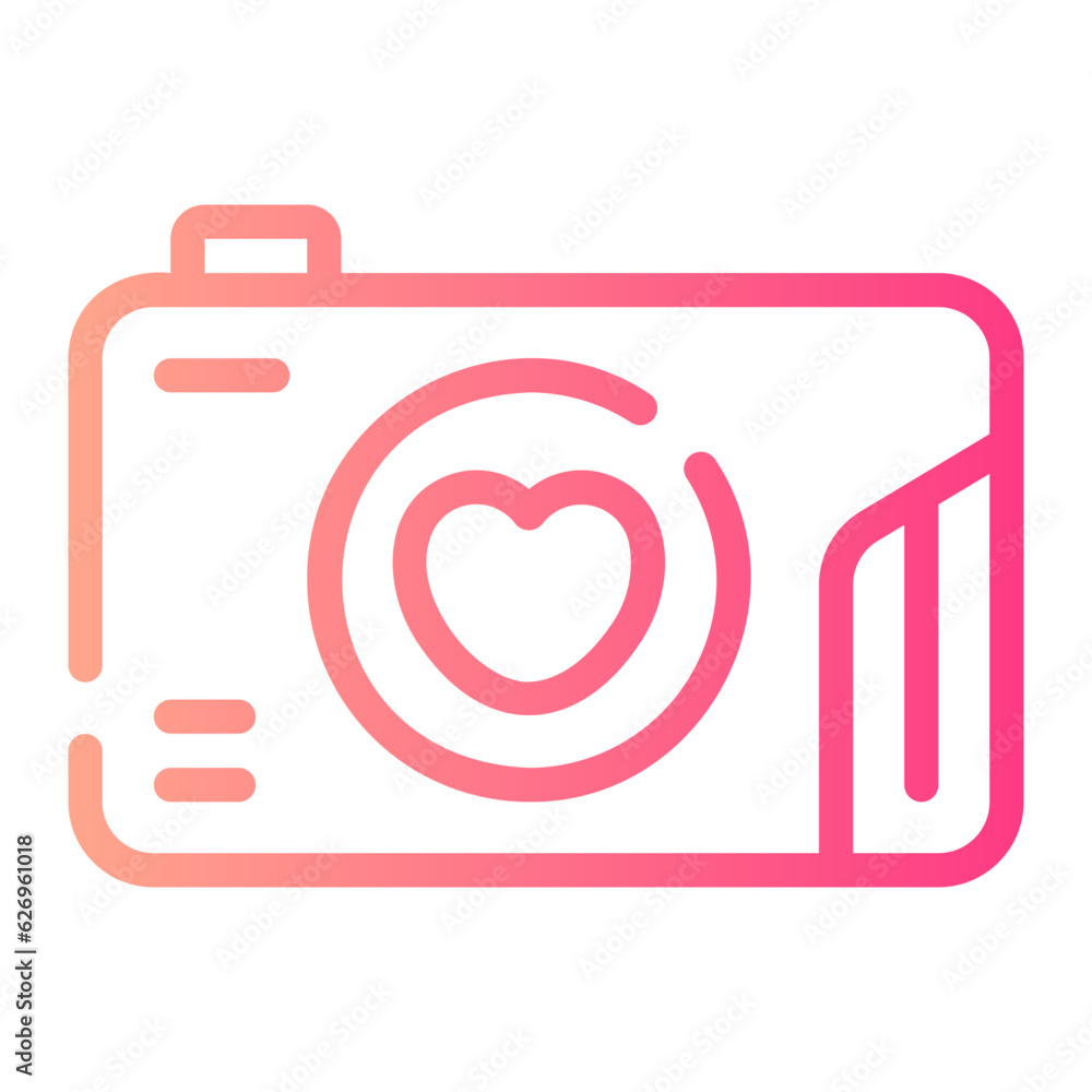 camera gradient icon camera gradient icon
