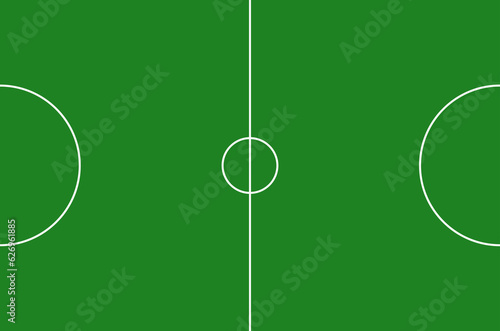 illustration of a football field. 