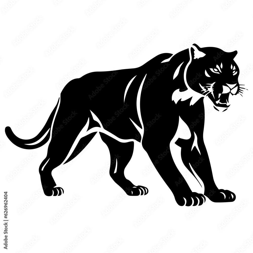Obraz premium panther vector illustration