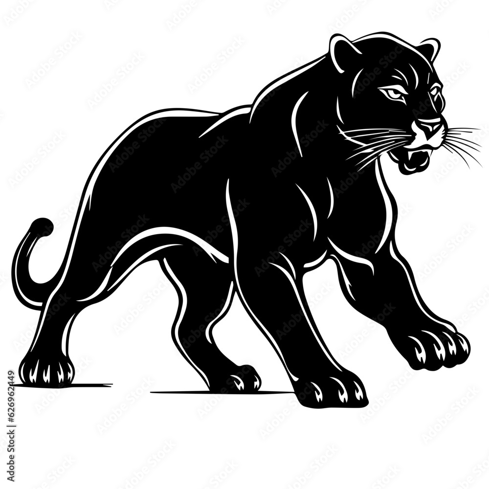 panther vector illustration
