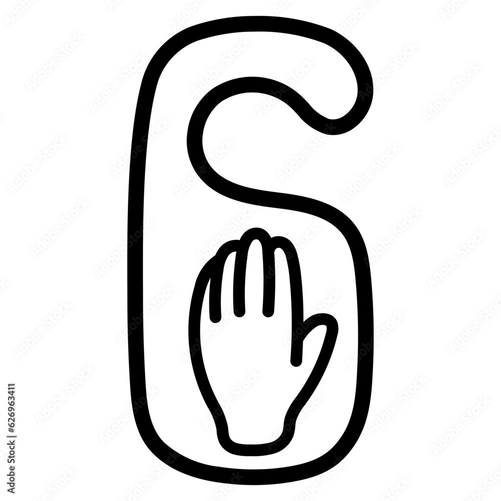 Obraz premium do not disturb line icon style